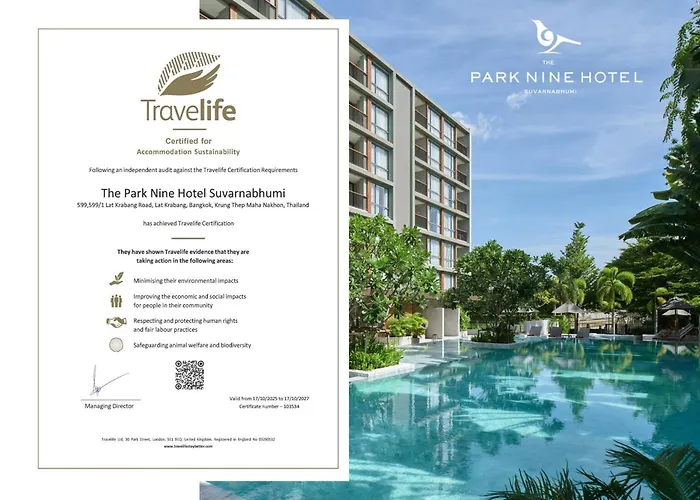 The Park Nine Hotel Suvarnabhumi - Free Bkk Airport Shuttle